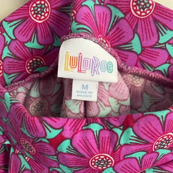 Bright Floral Lularoe Madison Skirt - Picture 3 of 8